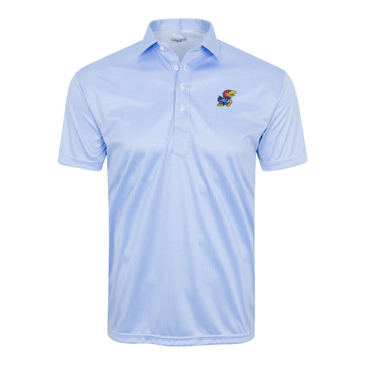 Collars & Co Kansas Jayhawk Semi-Spread Polo