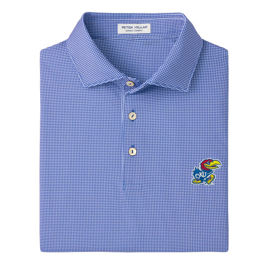 Peter Millar Kansas Jayhawks Boarder Print Polo