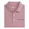 Onward Reserve Kansas Rock Chalk Script Stripe Polo