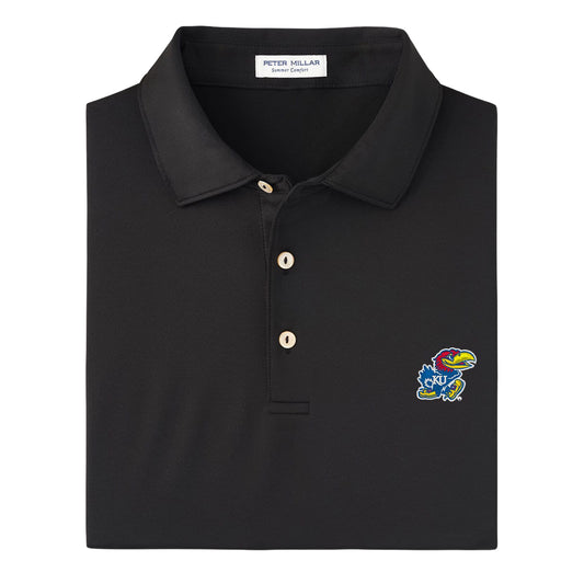 Peter Millar Kansas Jayhawks Solid Performance Polo