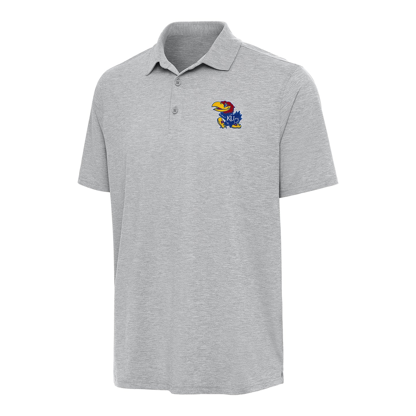 Antigua Kansas Jayhawks Par 3 Polo - Grey