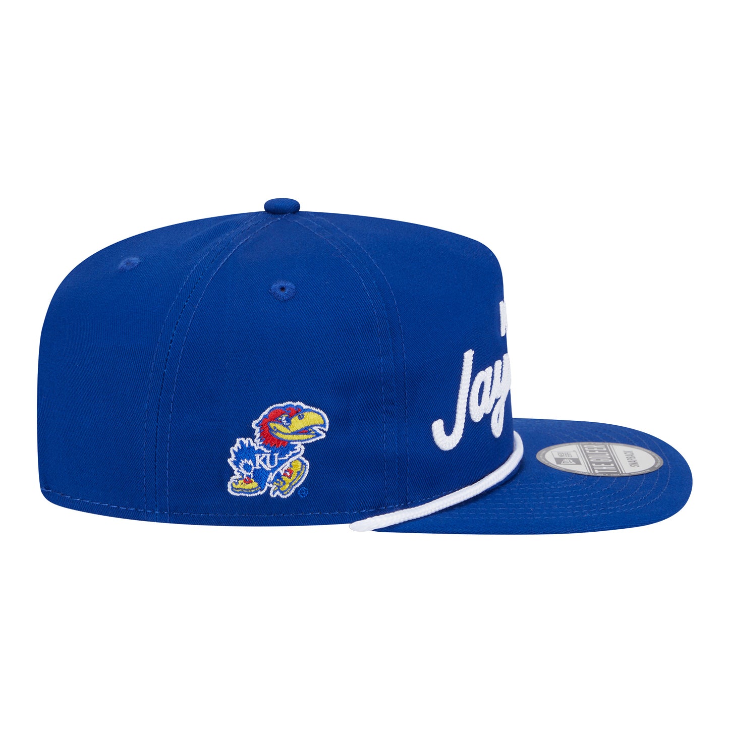 New Era Kansas Jayhawks Script Rope Golfer Hat