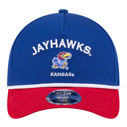 New Era Kansas Jayhawks 2-Tone Rope 9FORTY Cap