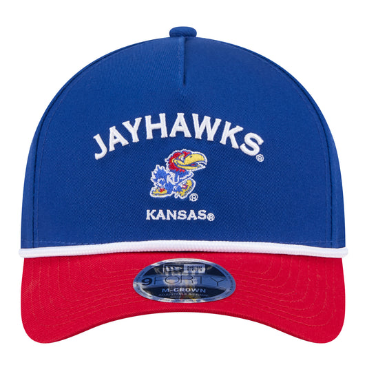 New Era Kansas Jayhawks 2-Tone Rope 9FORTY Cap