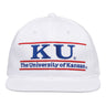 The Game University of Kansas KU Hat - White