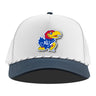 Branded Bills Kansas Jayhawks Primary 2-Tone Rope Hat