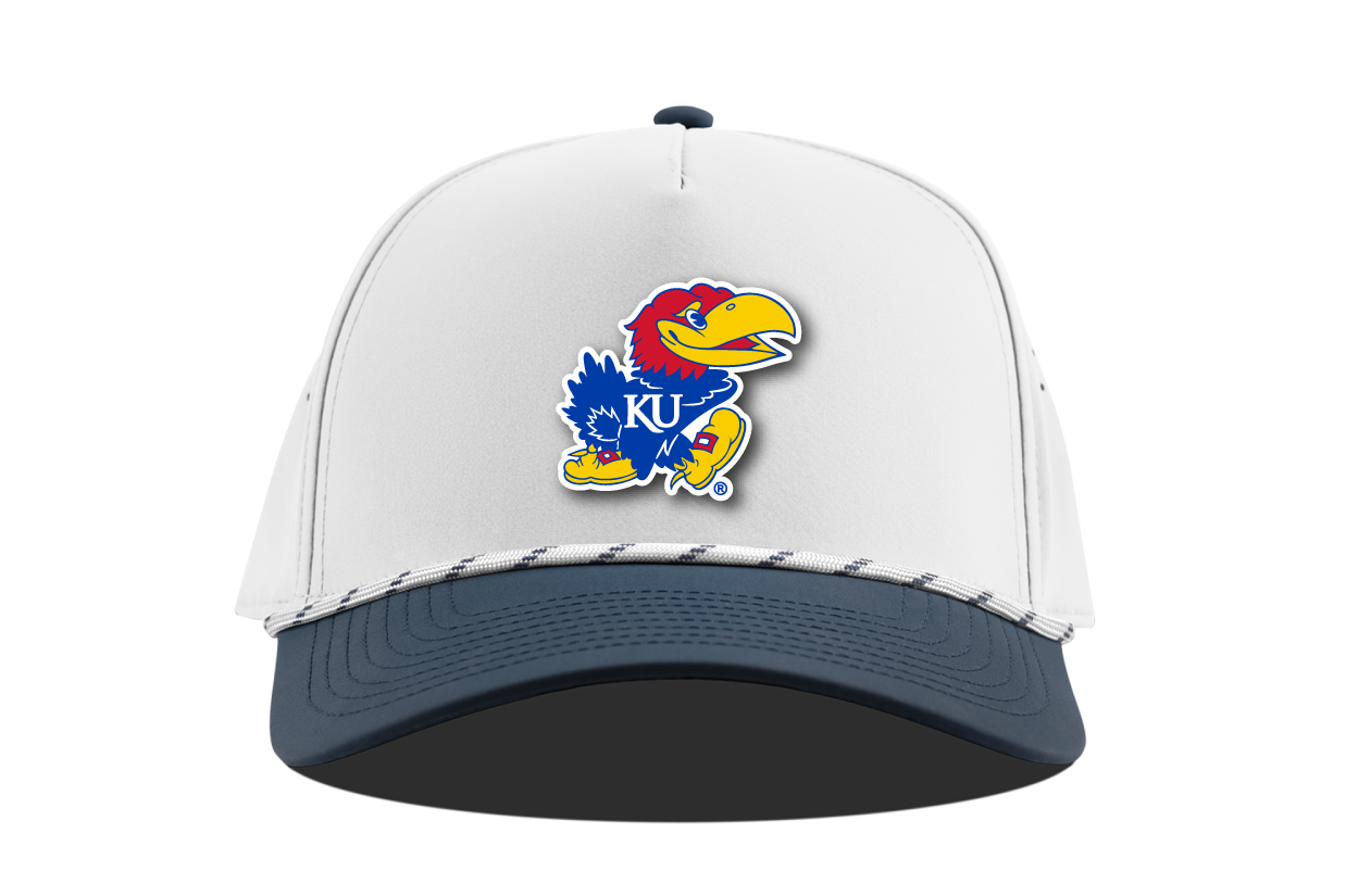Branded Bills Kansas Jayhawks Primary 2-Tone Rope Hat