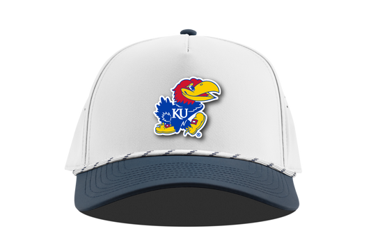Branded Bills Kansas Jayhawks Primary 2-Tone Rope Hat