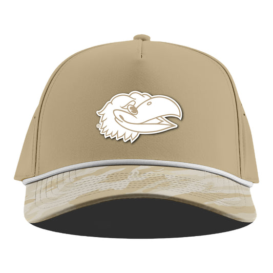 Branded Bills Kansas Secondary Camo Brim Rope Hat