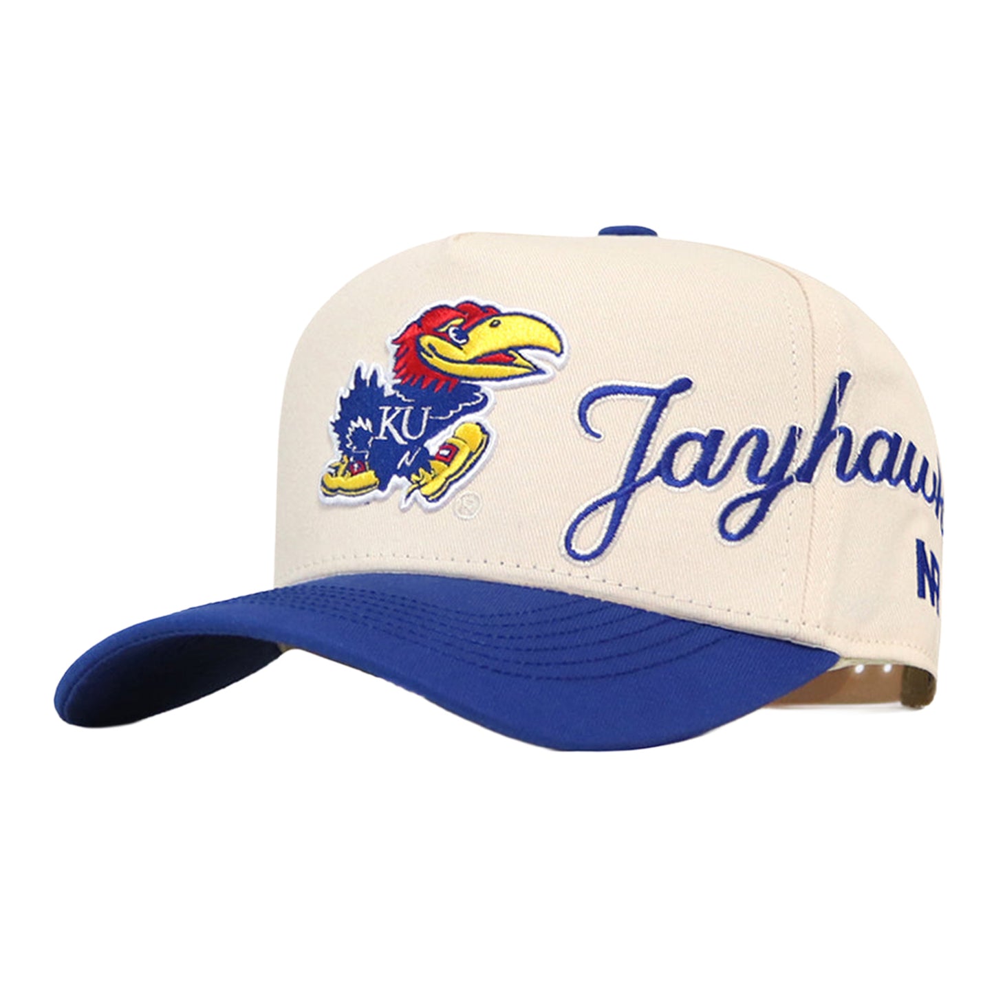 No Rivals Kansas Jayhawks Side Script 2-Tone Hat
