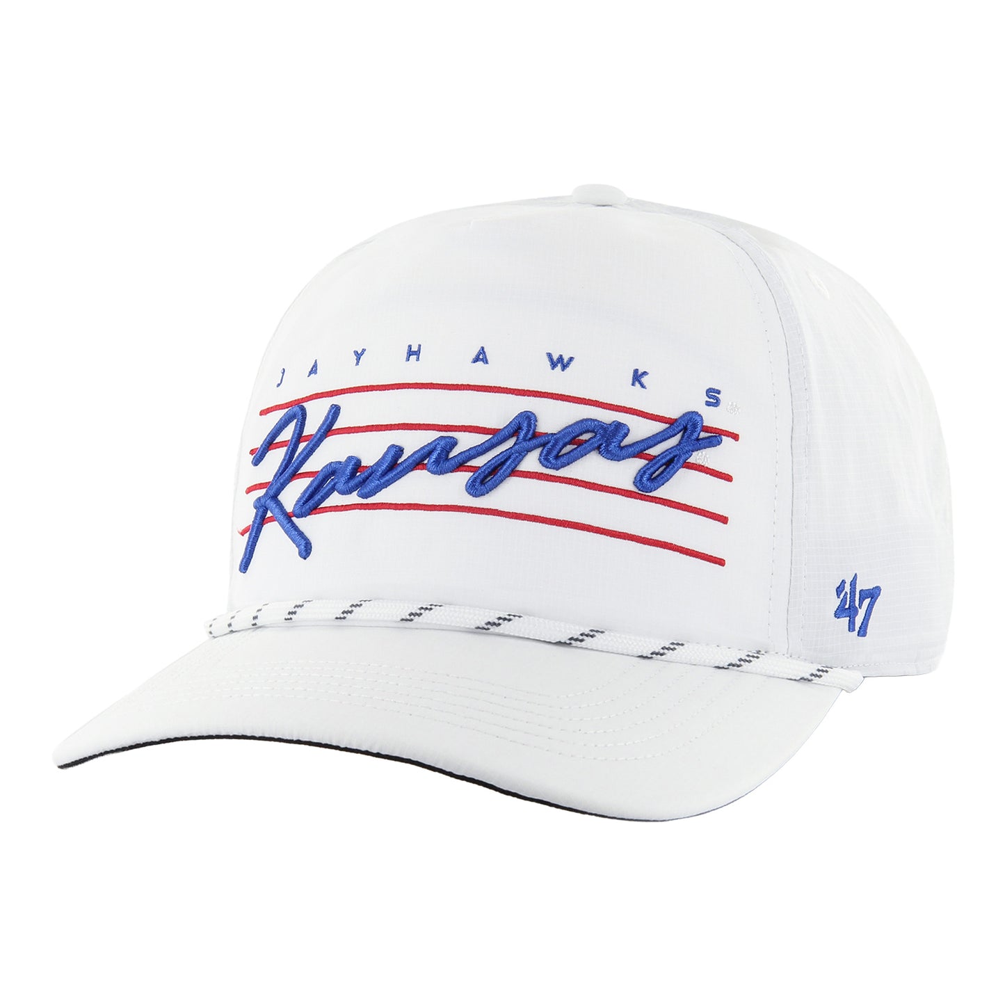 ’47 Brand Kansas Jayhawks Script Hitch Rope Hat