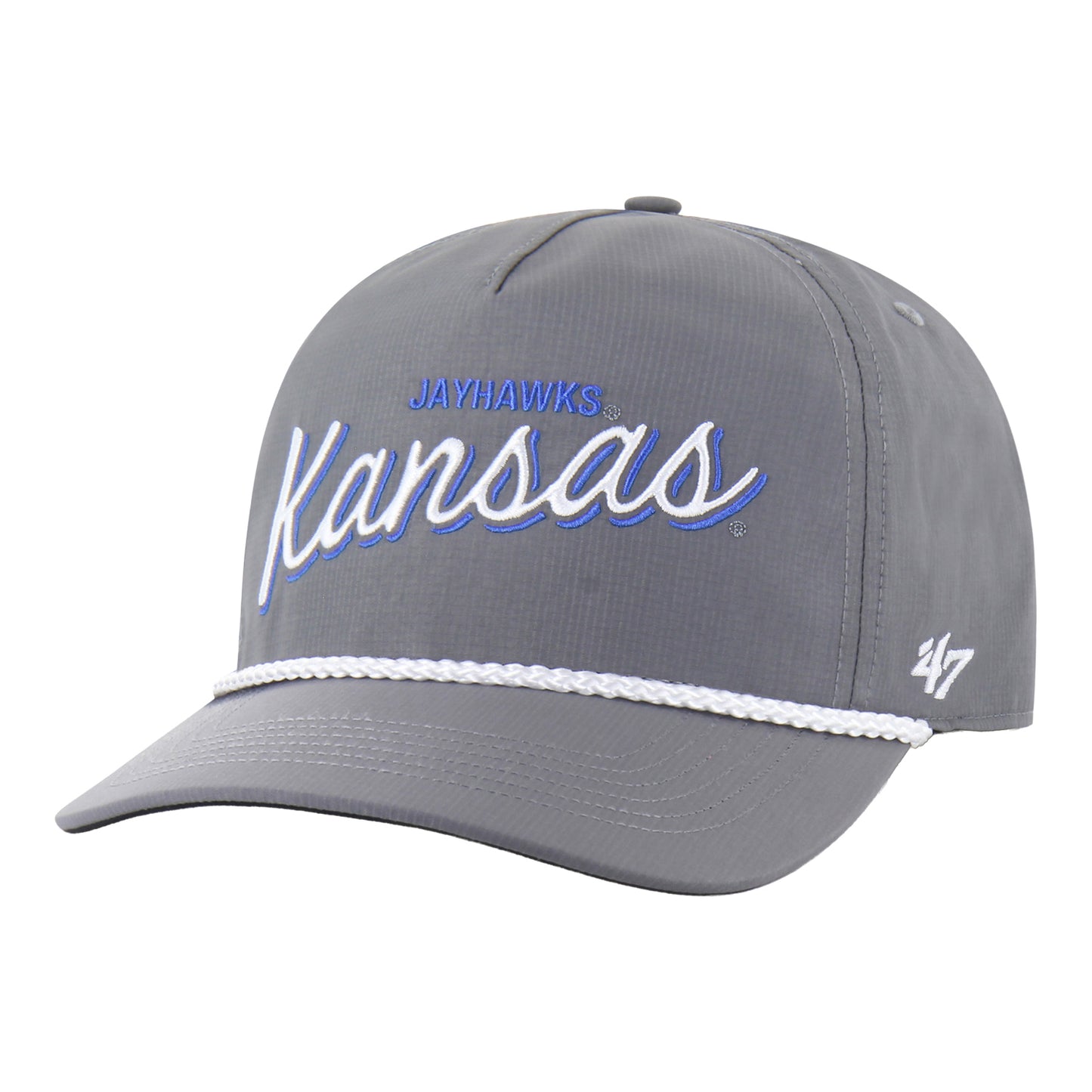’47 Brand Kansas Jayhawks Script Hitch Rope Hat