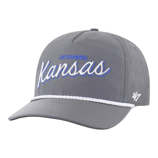 ’47 Brand Kansas Jayhawks Script Hitch Rope Hat