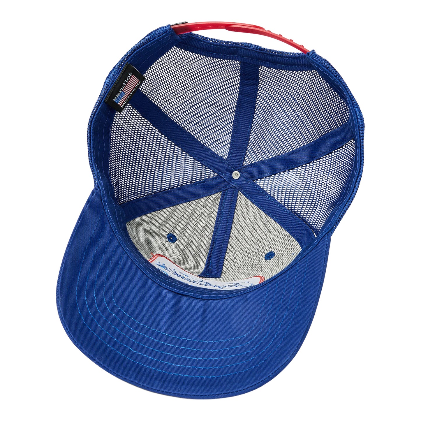 Sandlot Kansas Jayhawks Script Patch Trucker Hat
