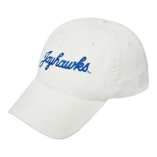 Sandlot Kansas Jayhawks Script Corduroy Hat
