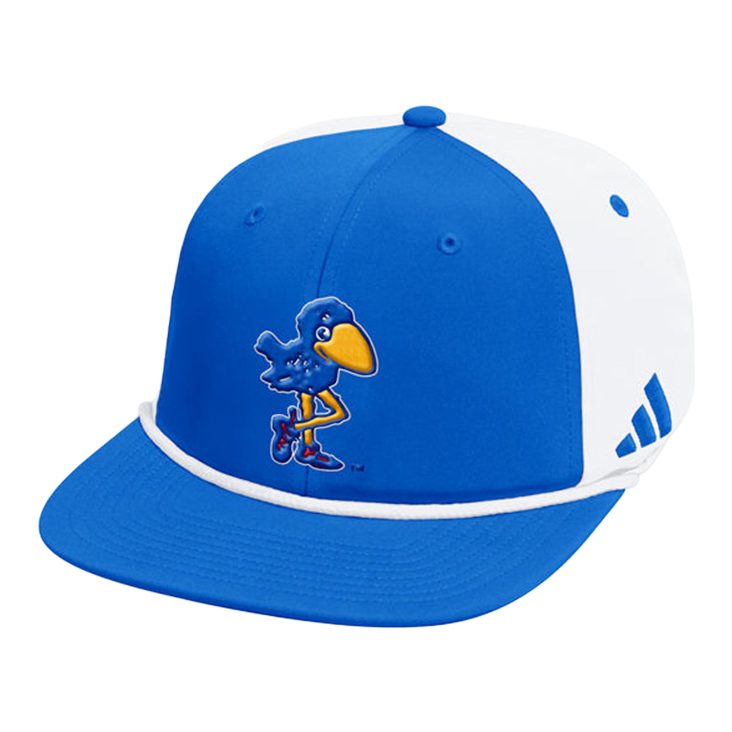Adidas Kansas Jayhawks Skinny Legs 2-Tone Rope Hat