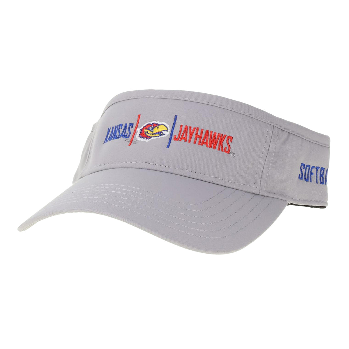 Kansas Jayhawks Softball Blue Visor