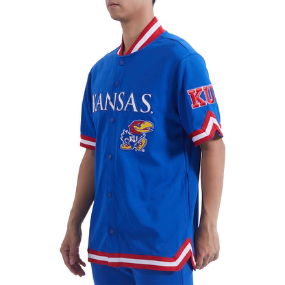 Pro Standard Kansas Jayhawks Warm Up Short Sleeve Jacket