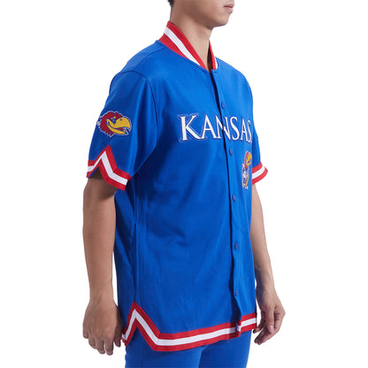 Pro Standard Kansas Jayhawks Warm Up Short Sleeve Jacket