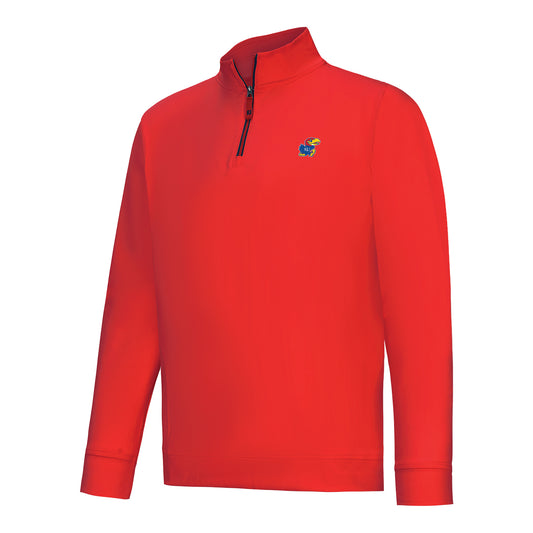 Footjoy Kansas Jayhawks Logo 1/4 Zip