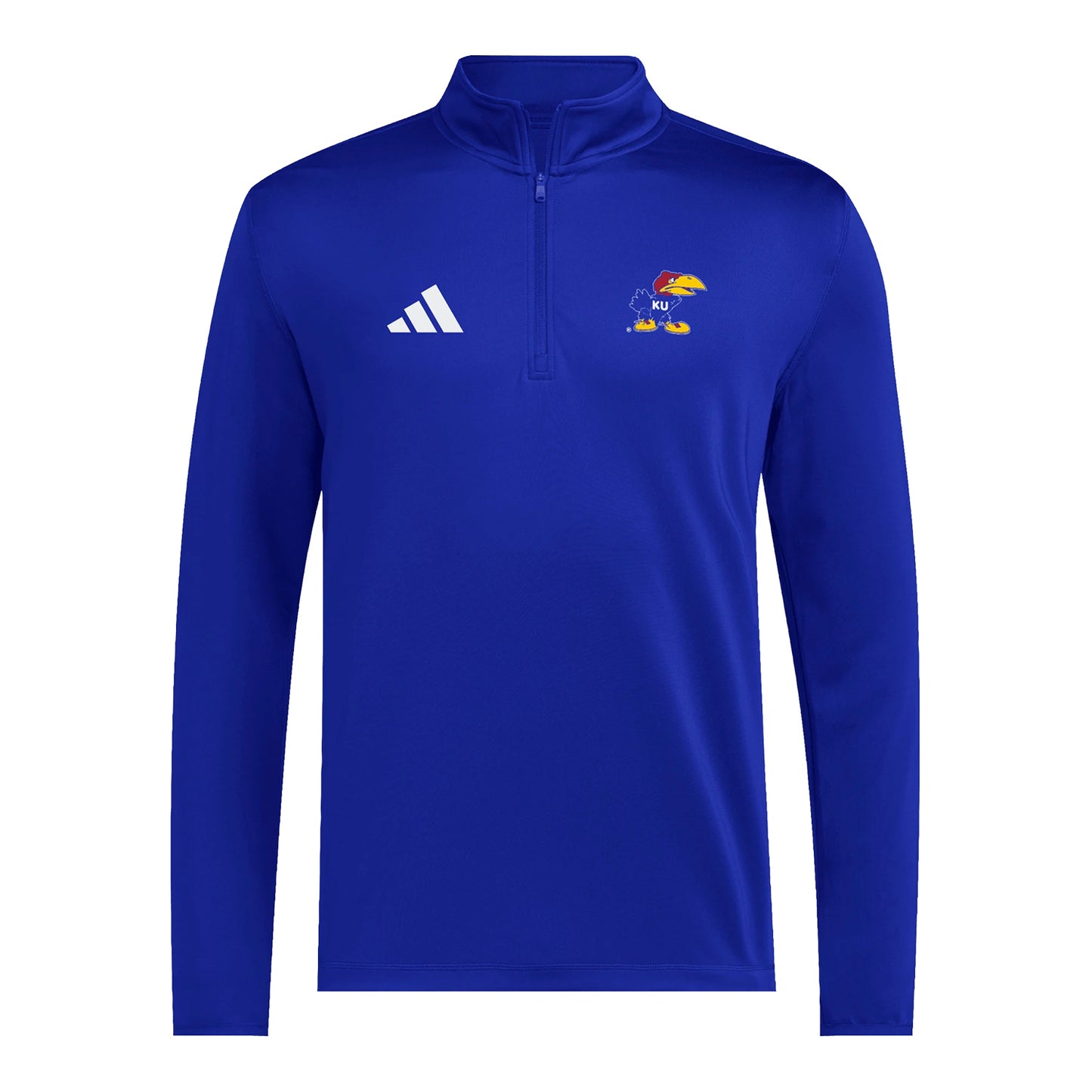 Adidas Kansas Primary Jayhawk 1/4 Zip