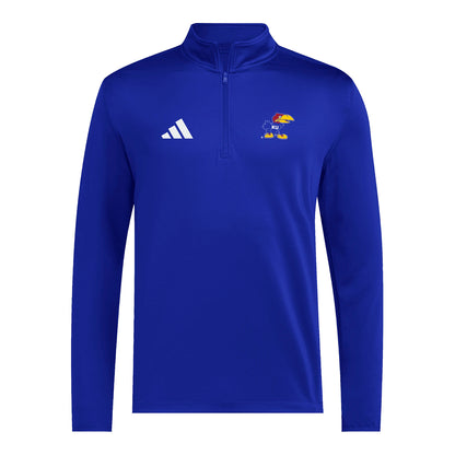 Adidas Kansas Primary Jayhawk 1/4 Zip