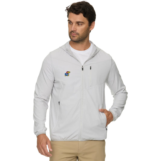 Flag & Anthem Kansas Jayhawks Pivot Performance Full Zip Jacket