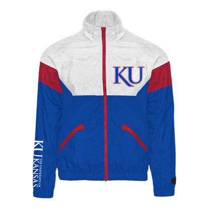 Kansas Jayhawks Retro Full Zip Track Jacket