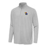 Antigua Kansas Jayhawks Hunk 1/4 Zip Pullover - Grey