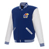 JH Design Kansas Jayhawks Reversible Varsity Jacket
