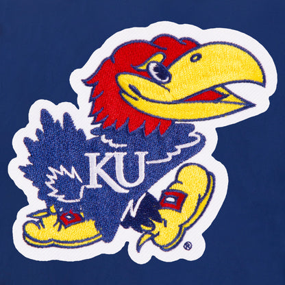 JH Design Kansas Jayhawks Reversible Varsity Jacket