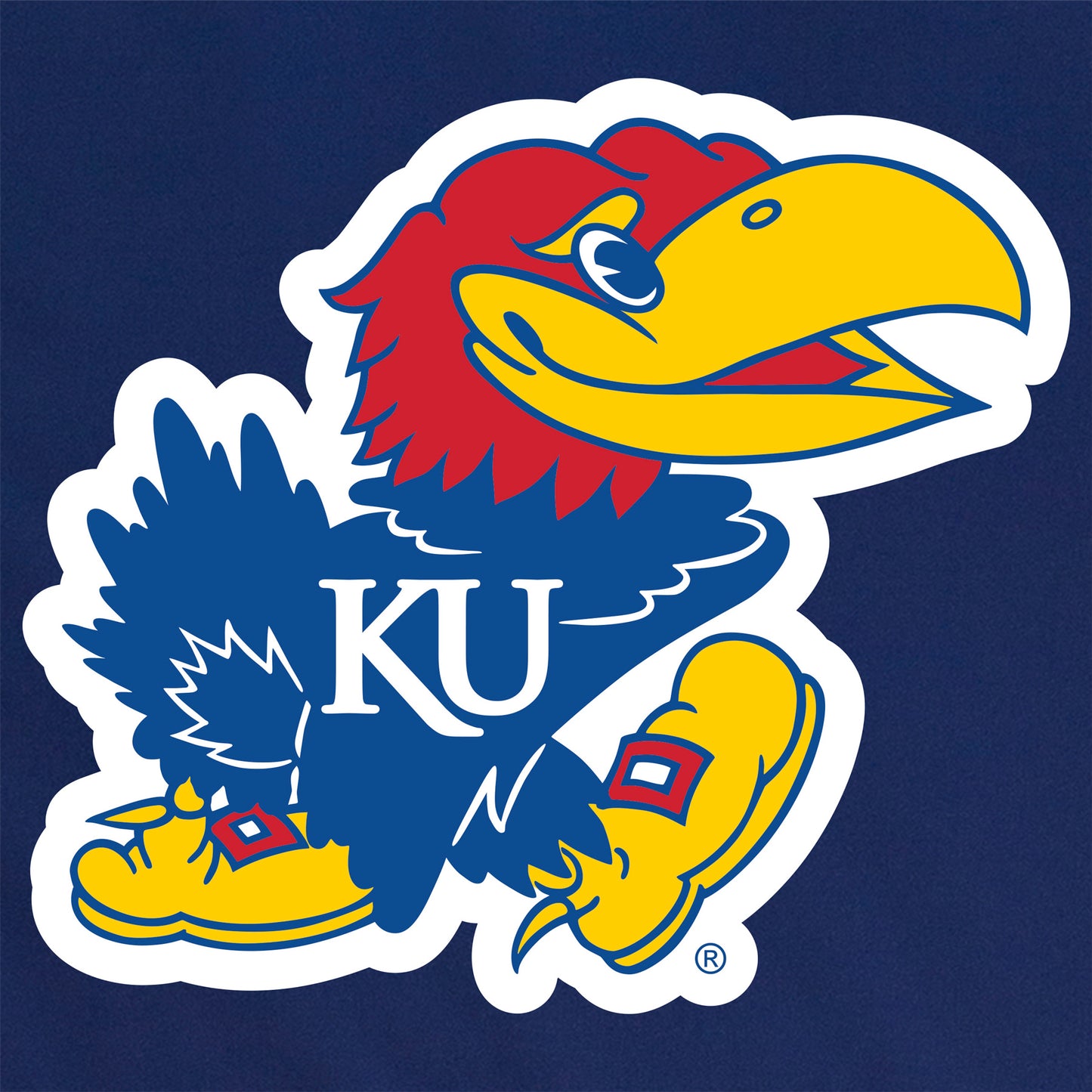 JH Design Kansas Jayhawks Reversible All Wool Jacket