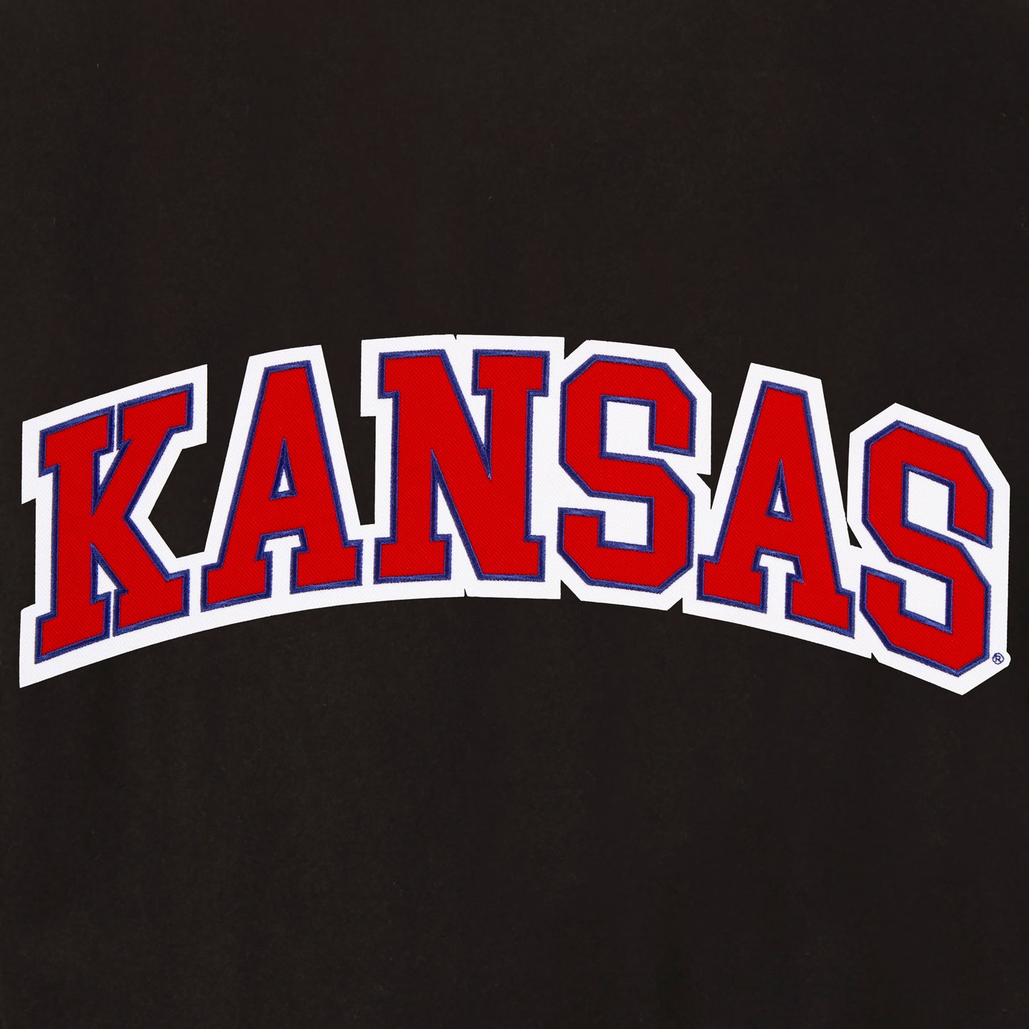 JH Design Kansas Jayhawks Reversible Wool and Leather Jacket