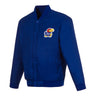 JH Design Kansas Jayhawks Poly-Twill Jacket