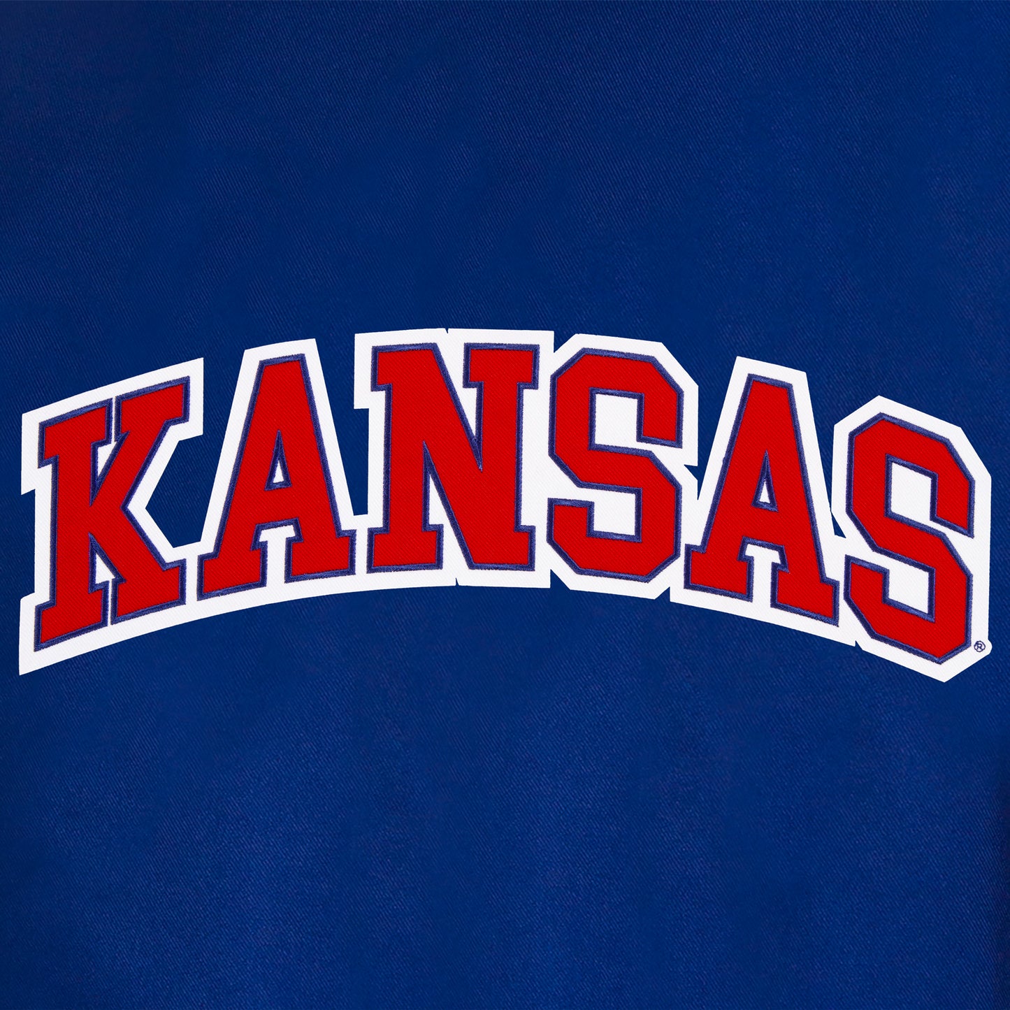 JH Design Kansas Jayhawks Poly-Twill Jacket