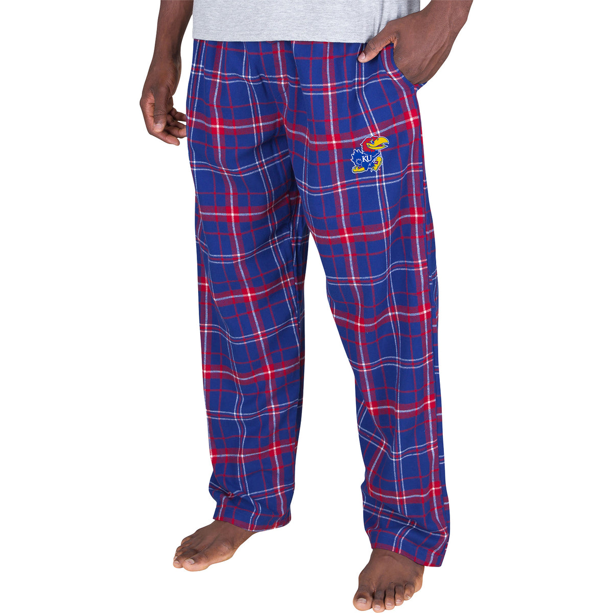 Concepts Sport Kansas Jayhawks Ultimate Plaid Flannel Pant