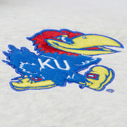 Mitchell & Ness Kansas Jayhawks Stripe Cuff Hoodie