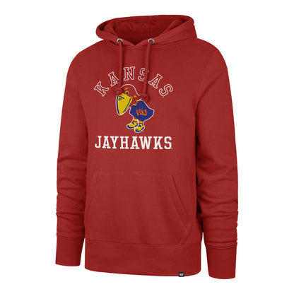 47 Brand Kansas Jayhawks Vault Wind Down Hoodie