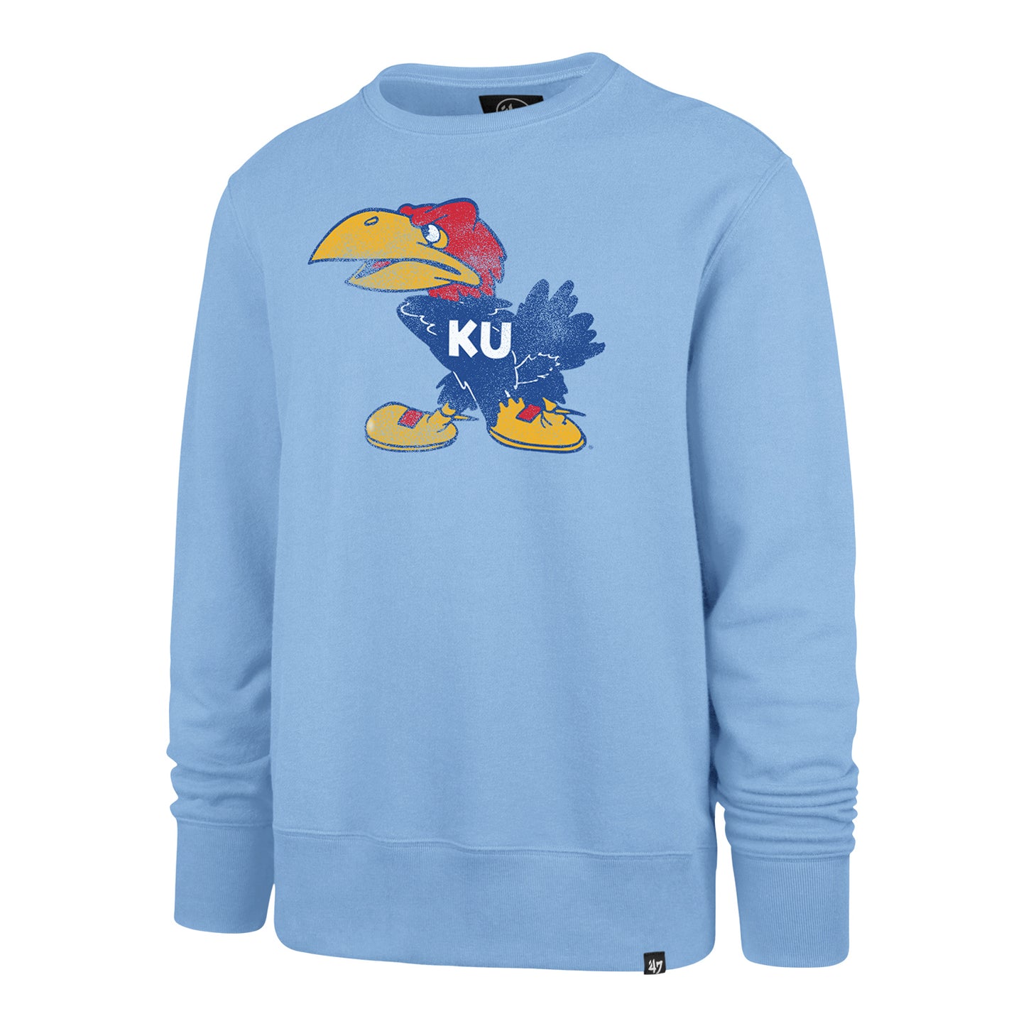 47 Brand Kansas Jayhawks Vault Headline Crewneck