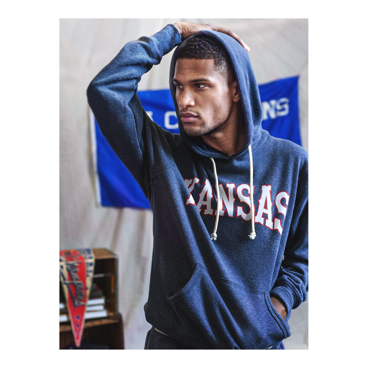 Roots of Fight Kansas Jayhawks Paul Pierce Hoodie