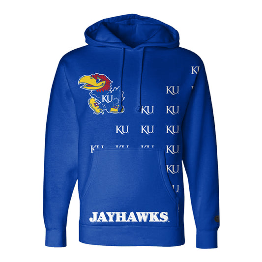 Kansas Jayhawks KU Fade Hoodie