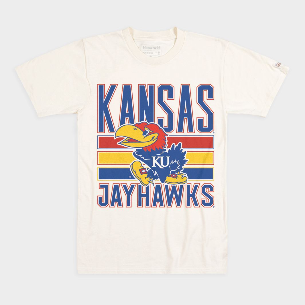 Homefield Kansas Jayhawks Team Stripe Tee