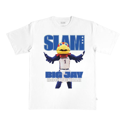 Kansas Big Jay Mascot SLAM Cover Tee