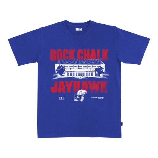 SLAM Kansas Jayhawks Allen Fieldhouse Tee