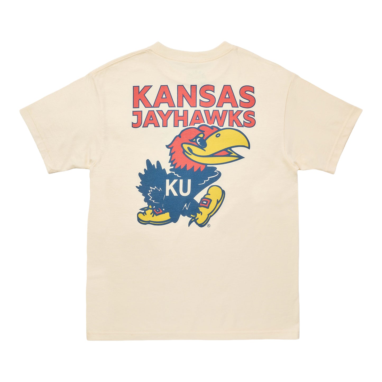 Kansas Jayhawks 2-tone Rock Chalk Logo Tee