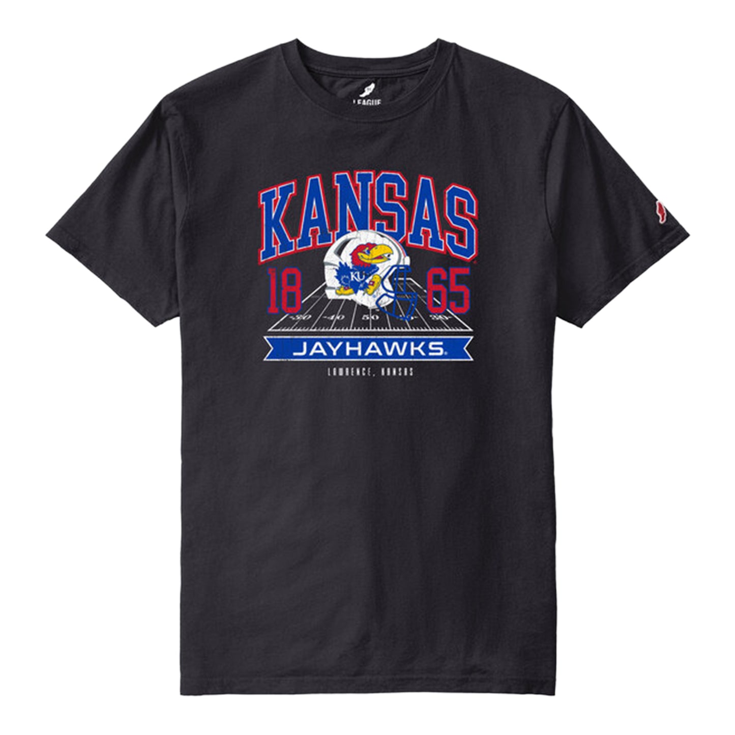 Kansas Jayhawks Football Helmet T-shirt