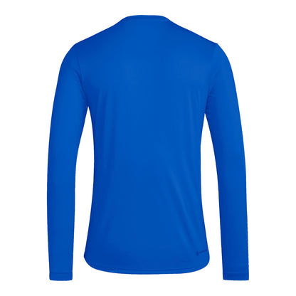 Adidas Kansas Univeristy Basketball Hoops Long Sleeve Tee