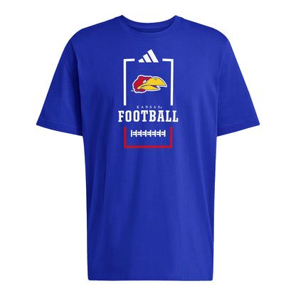Adidas Kansas Jayhawks Football T-Shirt