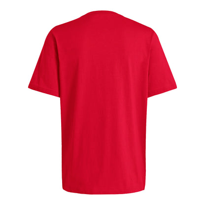 Adidas Kansas Jayhawks Wordmark Red T-Shirt