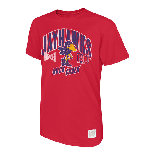 Retro Brands Kansas Jayhawks Skinny Legs Tee